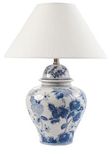 Asztali lámpa SORRAIA Porcelán Fehér/kék