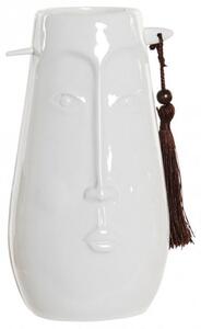 Váza gres 12x9,5x22 arc fehér (készletről)