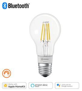 LEDVANCE SMART+ Bluetooth vezérlésű, LED fényforrás, Classic forma, Fillament, szabályozható, 6 W-os, (2700 K), 806 lm, IP20, 15 000 óra élettartammal, foglalat: E27, hangvezérelhető (4058075208551)