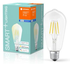 LEDVANCE SMART+ Bluetooth vezérlésű, LED fényforrás, Edison forma, Fillament szabályozható, 6 W-os, (2700 K), 806 lm, IP20, 15 000 óra élettartammal, foglalat: E27, hangvezérelhető (4058075208575)