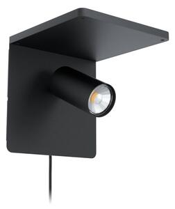 CIGLIE LED fali olvasó lámpa Qi-töltővel, konnektorba dugható vezetékkel - Eglo-98263