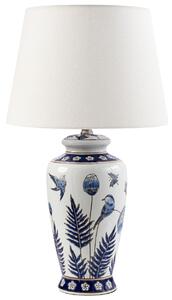 Asztali lámpa BIJELA Porcelán Fehér/kék