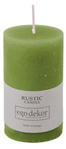 Rust zöld gyertya, égési idő 38 óra - Rustic candles by Ego dekor