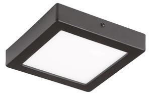 IDUN led fali/mennyezeti lámpa; 17x17cm; acél fekete / műanyag fehér; 1500lm - Eglo-75605 akció