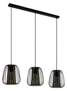 CURASAO textil függeszték lámpa; 3xE27; m:100x24cm - Eglo-99662