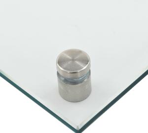 VidaXL átlátszó edzett üveg konyhai fröccsenésgátló 80 x 40 cm