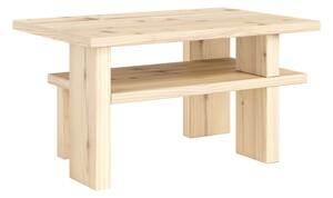 Natúr színű borovi fenyő dohányzóasztal 45x68 cm Japan – Karup Design