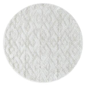 Krémszínű kerek szőnyeg ø 80 cm Pisa – Ayyildiz Carpets