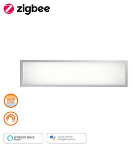 LEDVANCE SMART+ Zigbee vezérlésű PANEL, fali / mennyezeti LED lámpa, 30 W-os beltéri változtatható színhőmérséklet: fehér 2700-6500 K IP20 2800 lm 20 000 óra LED modul hangvezérelhető 4058075181519