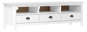 Hill Range TV-szekrény - Fenyőfa - Fehér - 158cm