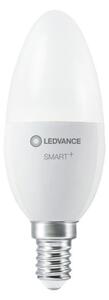 LEDVANCE SMART+ Zigbee vezérlésű, LED fényforrás, gyertya alakú, szabályozható, 5 W-os,változtatható színhőmérséklet:fehér 2700-6500 K 470 lm, IP20, 20 000 óra, E14 hangvezérelhető 4058075208414