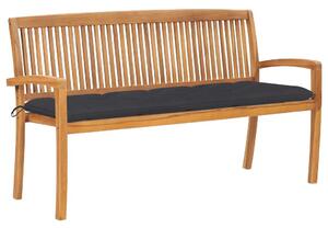 Teakfa Kerti Pad - 159 cm - Párnával