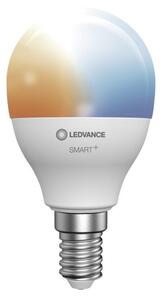 LEDVANCE SMART+ Bluetooth vezérlésű, LED fényforrás, Mini bulb, 5 W-os, változtatható színhőmérséklet: fehér (2700-6500 K), 470 lm fényerővel, IP20, 20 000 óra, E14, hangvezérelhető (4058075485273)