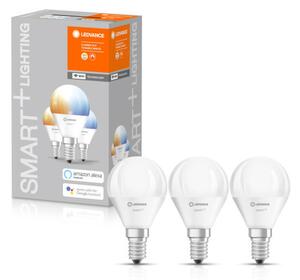 LEDVANCE SMART+ WIFI vezérlésű, LED fényforrás, Mini bulb, szabályozható, 5 W-os, változtatható színhőmérséklet: fehér (2700-6500 K), 470 lm, IP20, 20 000 óra, E14, hangvezérelhető (4058075485976)