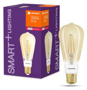 LEDVANCE SMART+ Zigbee vezérlésű, LED fényforrás, Classic Edison forma, Fillament, szabályozható, 6 W-os, (2400 K), 680 lm, IP20, 15 000 óra élettartammal, foglalat: E27, (LEDVANCE 4058075528192)