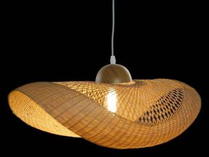 Lámpa mennyezeti bambusz 70x40x22 70 pamela természetes