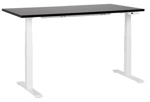 Elektromosan állítható asztal DESTINES Fekete/fehér 160 cm 72 cm