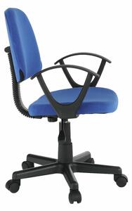 KONDELA Irodai szék, kék/fekete, TAMSON