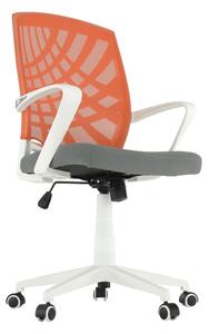 Irodai szék, narancssárga/szürke/fehér, VIDAL