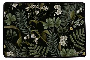 Lábtörlő 45x75 cm White and Green Beauty – Butter Kings