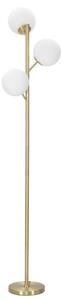 Állólámpa 3 búrával minimalista stílusú arany/fehér ø 36x190 cm