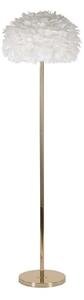 Toll slim állólámpa tollakkal arany/fehér ø 43x170 cm