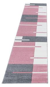 Rózsaszín-szürke futószőnyeg 80x300 cm Hawaii – Ayyildiz Carpets