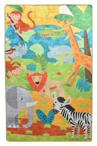 Animals csúszásgátlós gyerekszőnyeg, 100 x 160 cm Chilai