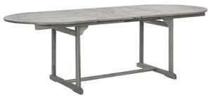 Akácfa Kihúzható Kerti Asztal - Ovális - 160-240cm