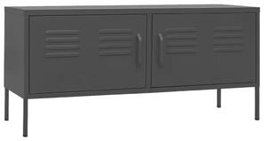 MetalLine - Acél TV Szekrény - Antracit Szürke - 105x35x50 cm