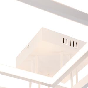 Mennyezeti lámpa fehér, LED-del 3 fokozatban szabályozható 4 fényű - Lejo