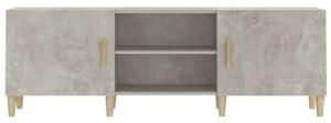 Modern TV-szekrény - Betonszürke - 150cm