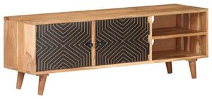 Akácfa TV Szekrény - Modern Dizájn - 115x30x39 cm