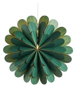 Zöld fénydekoráció karácsonyi mintával ø 45 cm Marigold – Markslöjd
