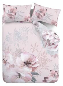Dramatic Floral rózsaszín ágyneműhuzat, 200 x 200 cm - Catherine Lansfield