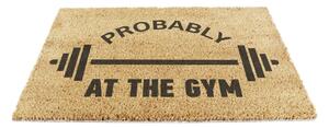 Kókuszrost lábtörlő 40x60 cm Probably At The Gym – Artsy Doormats