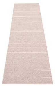 Világos rózsaszín kültéri-beltéri futószőnyeg 70x270 cm Carl Pale Rose – Pappelina