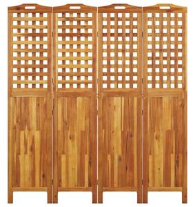 VidaXL Akácfa Paraván - 3 Paneles - 162x180 cm