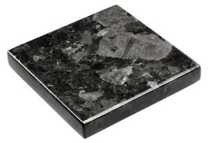 Black Crystal fekete tálca gránitból, 15 x 15 cm - RGE