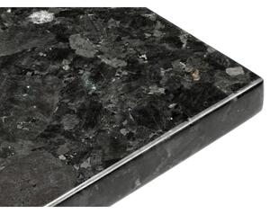 Black Crystal fekete tálca gránitból, 15 x 15 cm - RGE