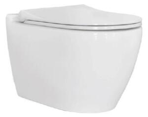 UNO perem nélküli fali WC slim "soft close" ülőkével