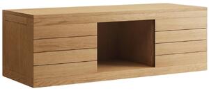 Teak mosdószekrény Kave Home Kenta II. 120 x 45 cm