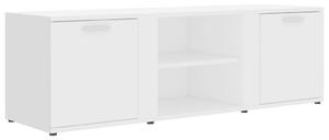 Fehér forgácslap tv-szekrény 120 x 34 x 37 cm