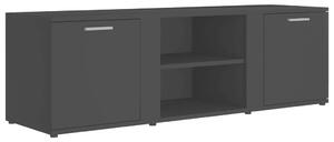 Fekete forgácslap tv-szekrény 120 x 34 x 37 cm