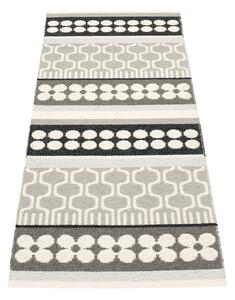 Szürke-krémszínű kültéri-beltéri futószőnyeg 70x180 cm Asta Warm Grey – Pappelina
