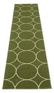 Sötétzöld kültéri-beltéri futószőnyeg 70x300 cm Boo Dark Olive – Pappelina
