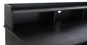 Íróasztal fenyő fém 135x60x95