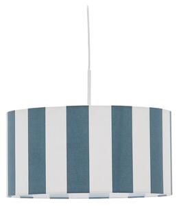 Kék csíkos lámpaernyő Kave Home Ciral 40 cm