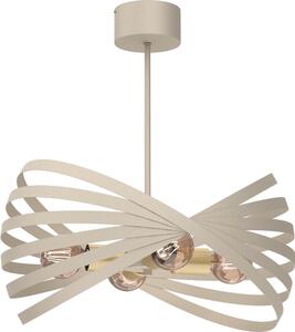 Luminex Csillár rúdon SPARKLE 4xE27/15W/230V bézs LU8993A