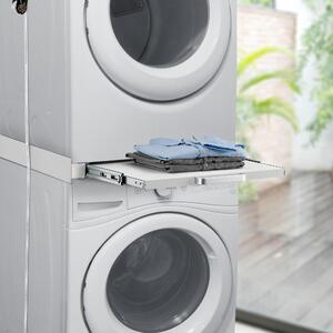 Verbindungsrahmen Buxton für Waschmaschine/Trockner mit ausziehbarer Ablage